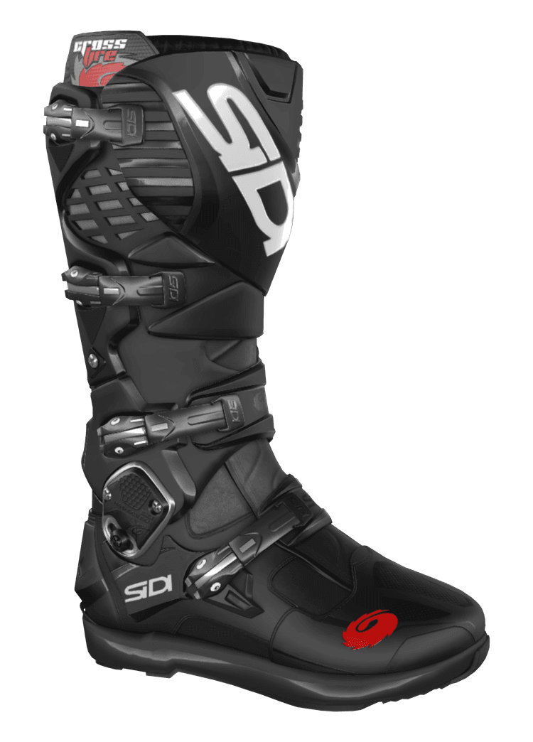 Full Black Motorcycle Boots