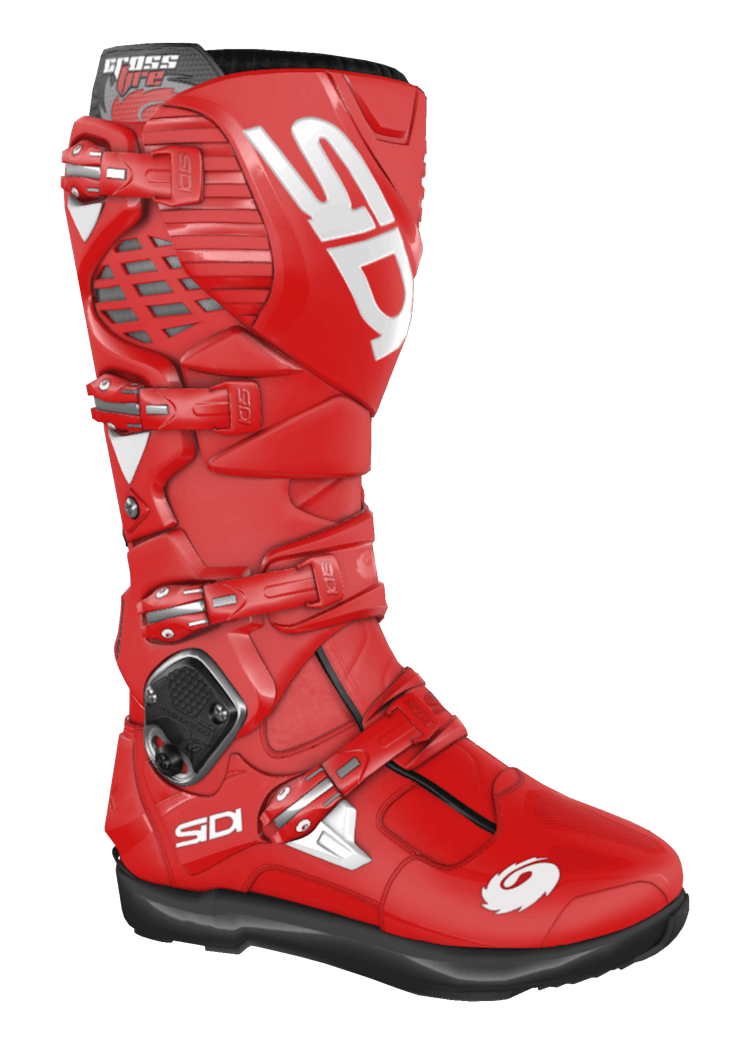 Full Red Motorcycle Boots